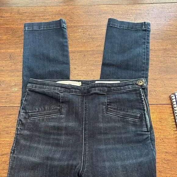 Pilcro and the Letterpress by Anthropology Blue Highrise denim leggings. Size 27 - Picture 3 of 9